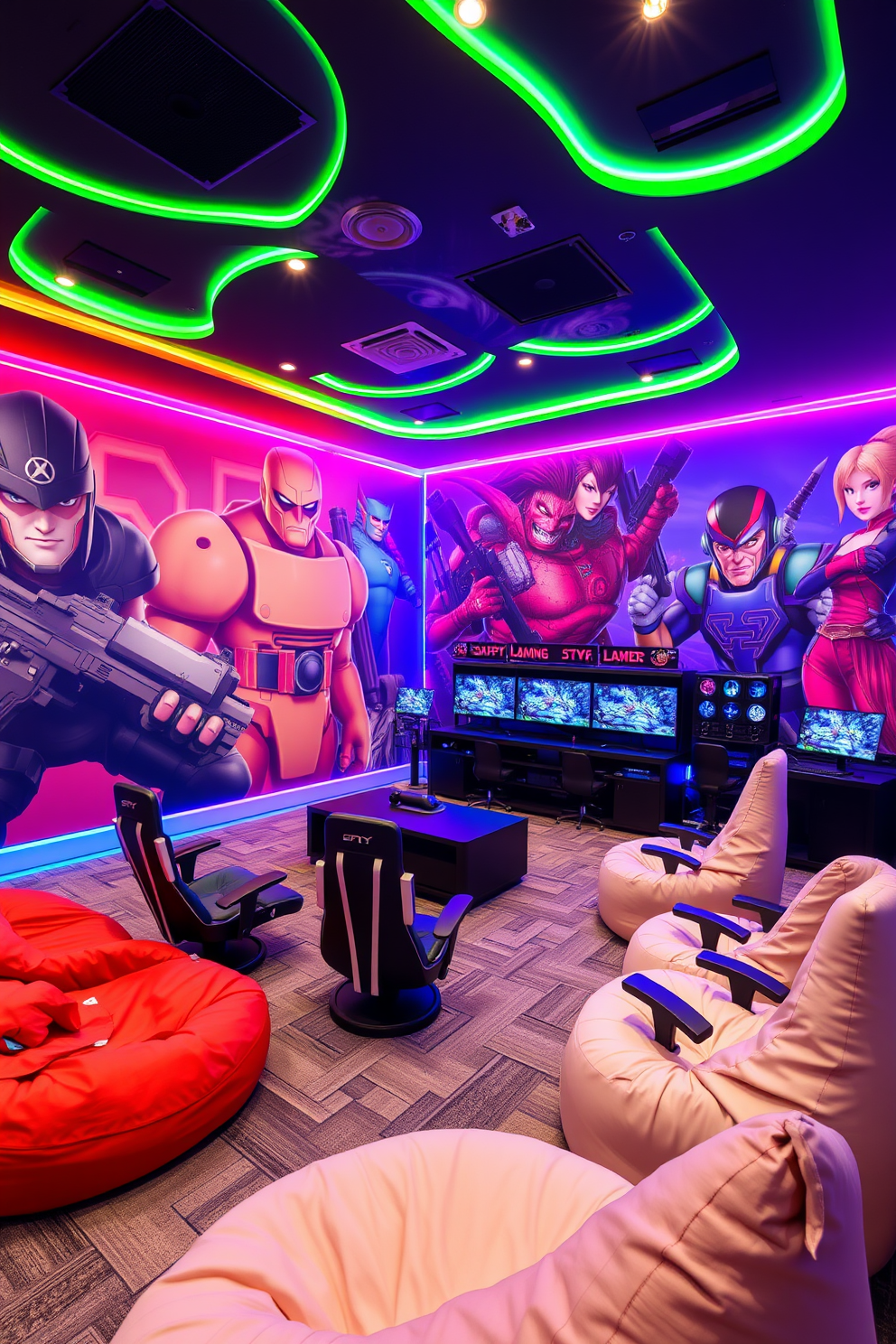 Large Game Room Design Ideas 20