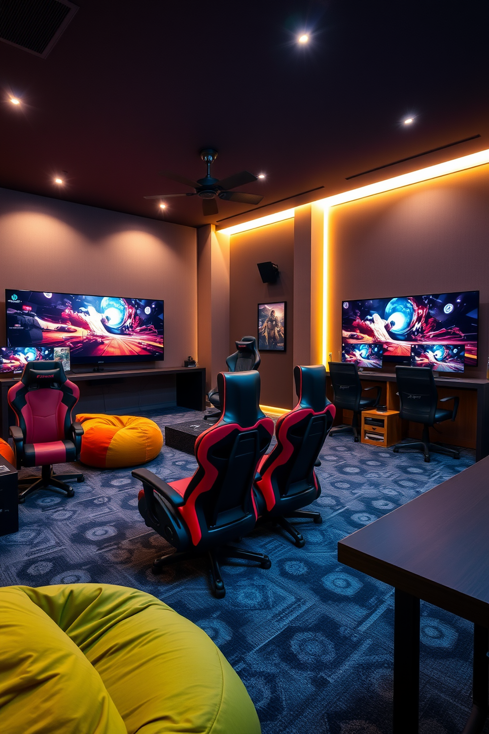 Large Game Room Design Ideas 23