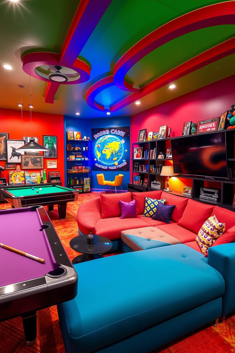 Large Game Room Design Ideas 28