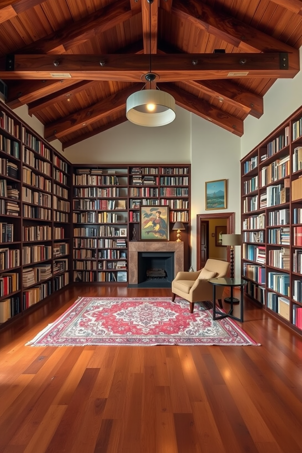 Large Home Library Design Ideas 13