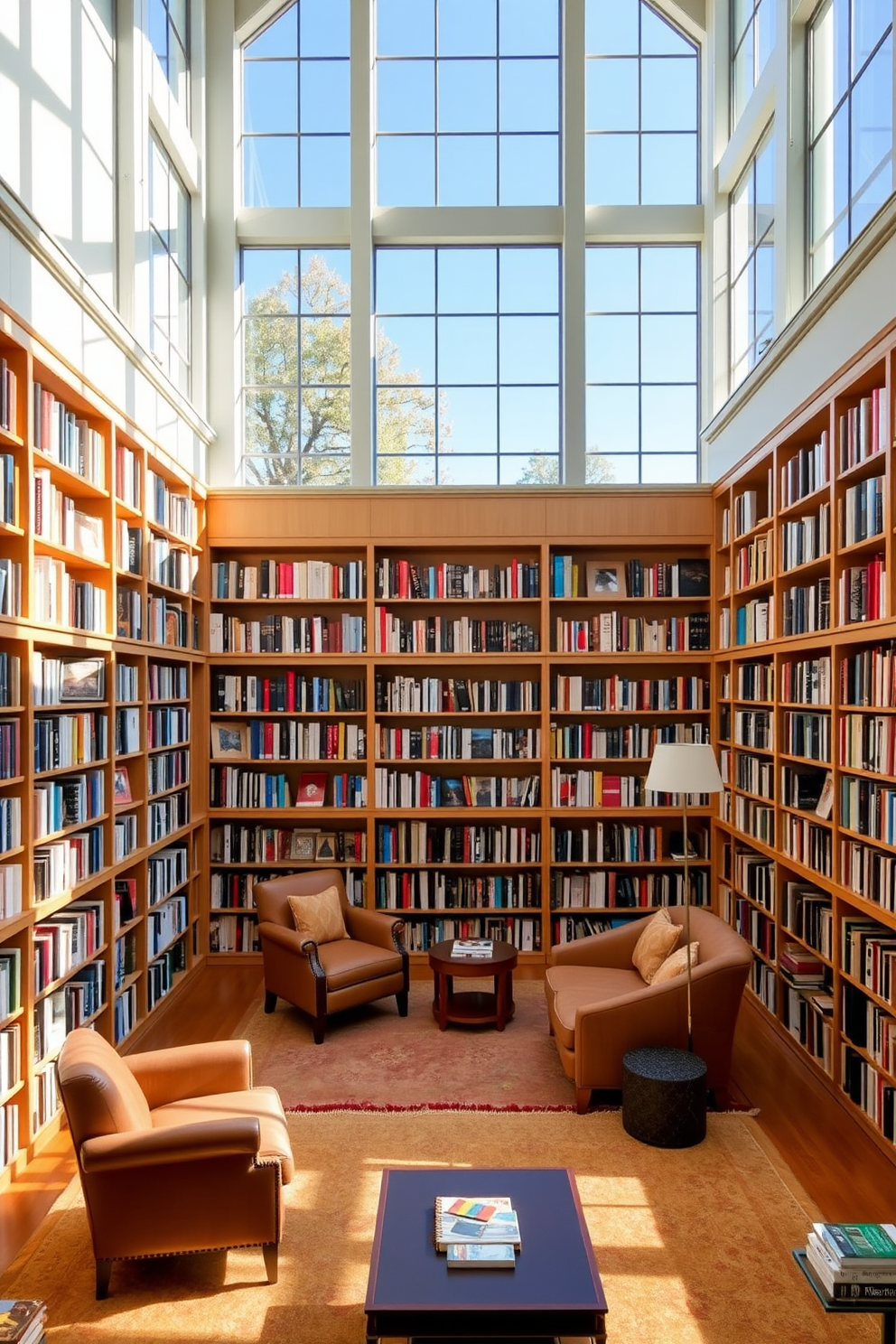 Large Home Library Design Ideas 22