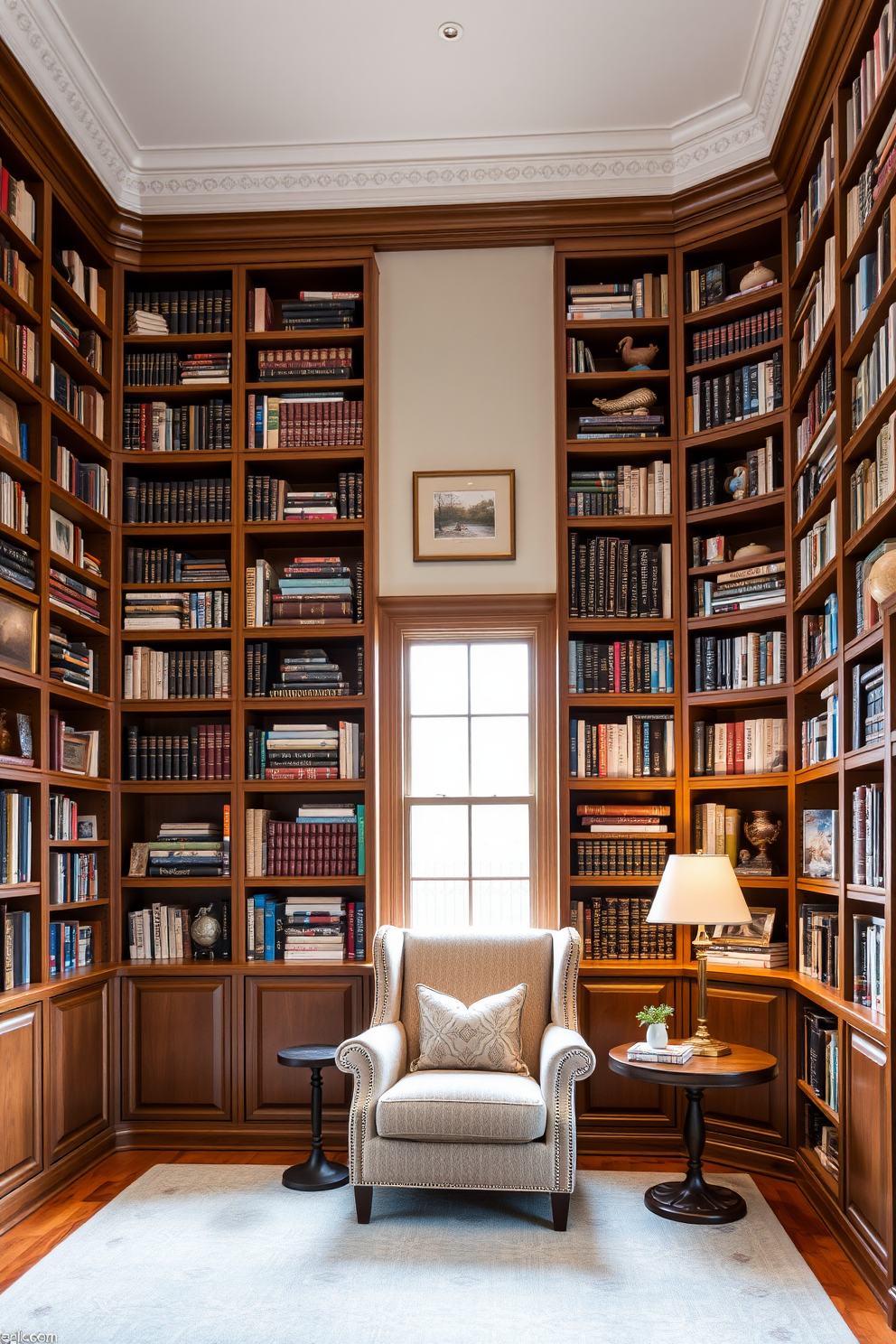 Large Home Library Design Ideas 28