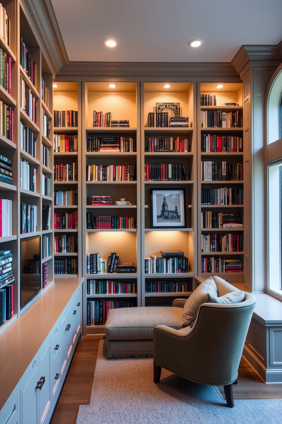 Large Home Library Design Ideas 30