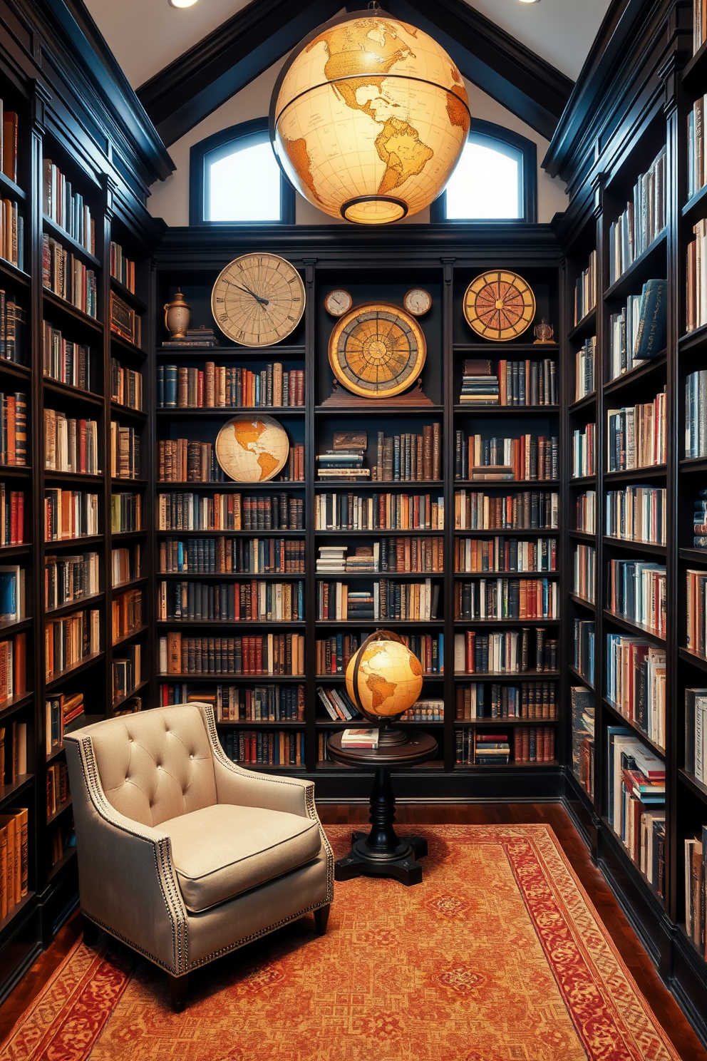 Large Home Library Design Ideas 5