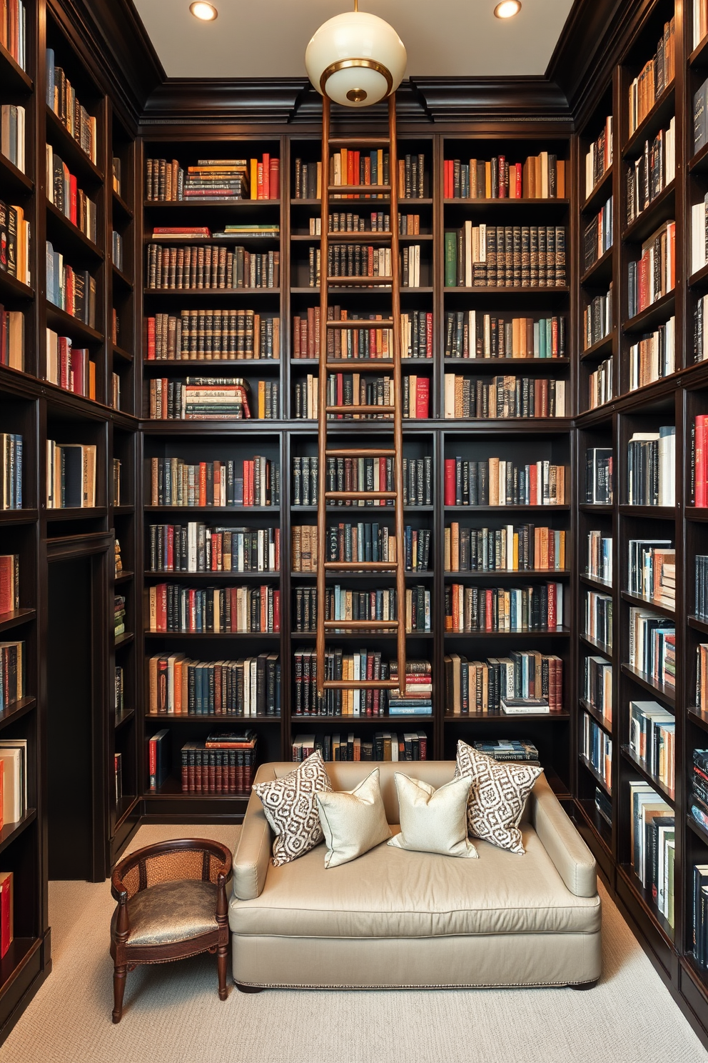 Large Home Library Design Ideas 8