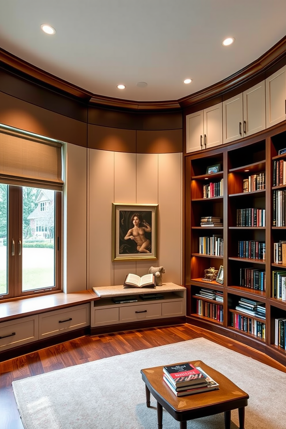 Large Home Library Design Ideas 9