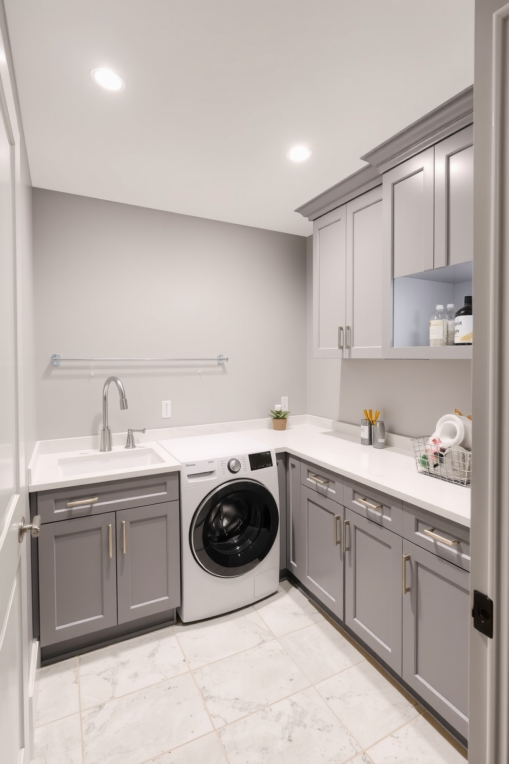 Laundry Room Basement Design Ideas 10