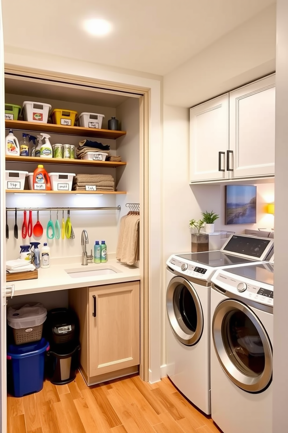 Laundry Room Basement Design Ideas 18