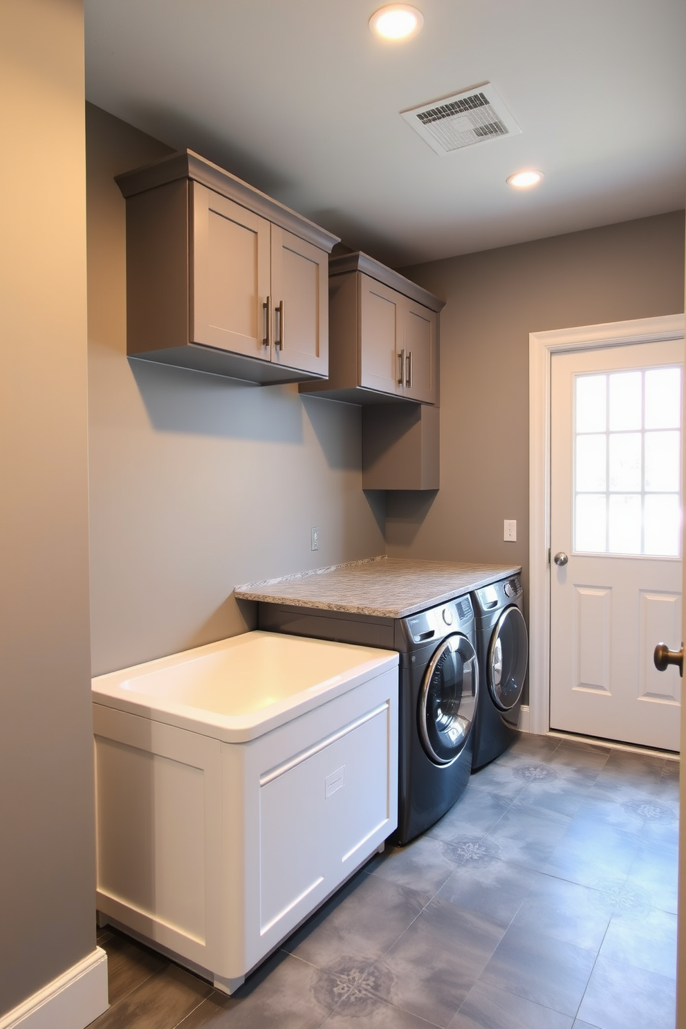 Laundry Room Basement Design Ideas 19