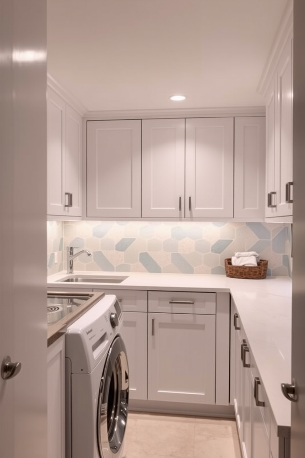 Laundry Room Basement Design Ideas 22