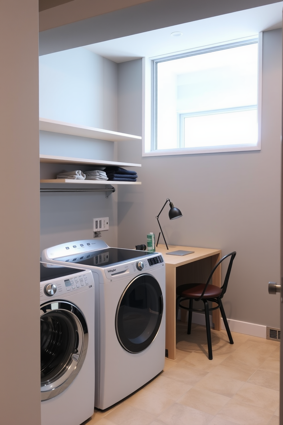 Laundry Room Basement Design Ideas 26