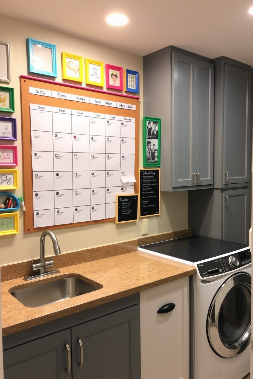 Laundry Room Basement Design Ideas 29