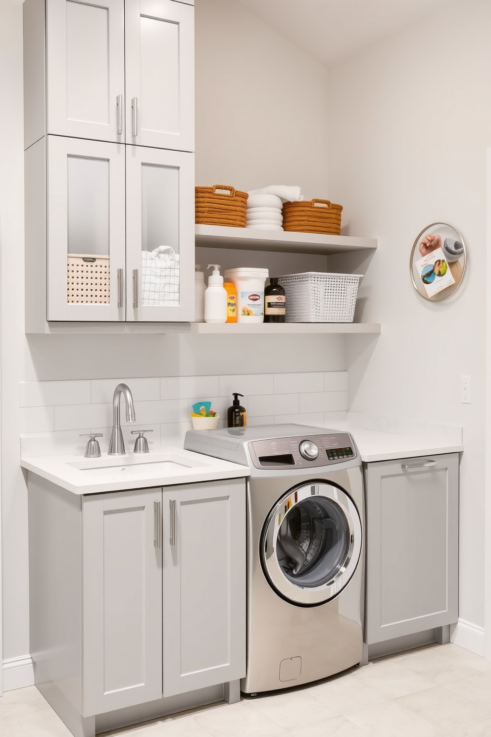 Laundry Room Cabinet Design Ideas 14