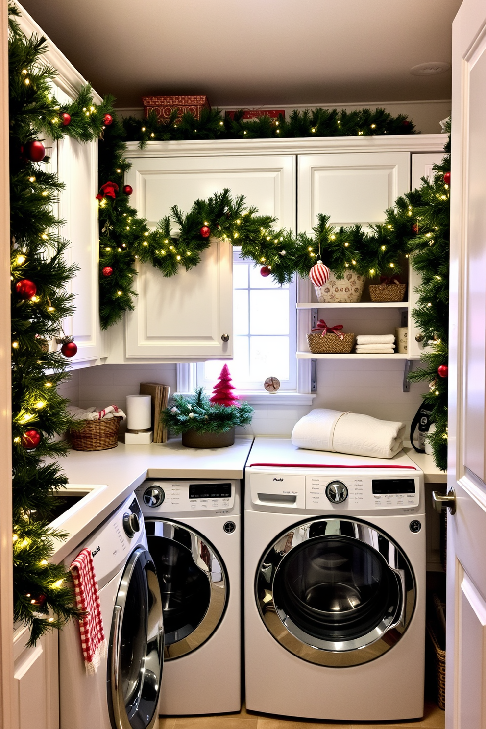 Laundry Room Christmas Decorating Ideas 10