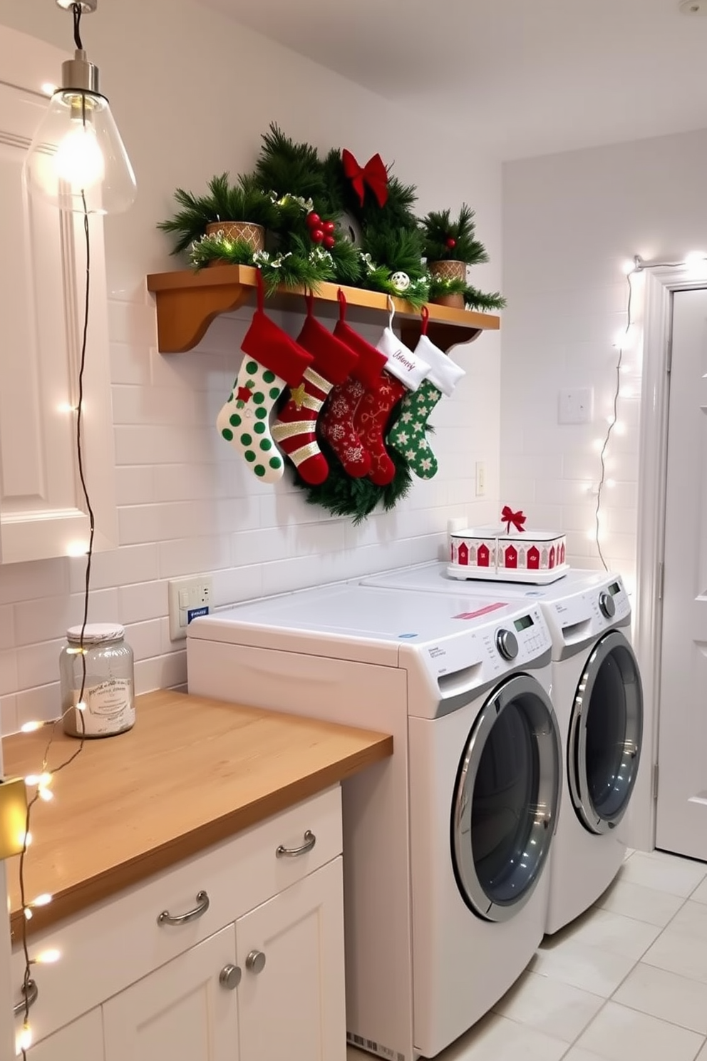 Laundry Room Christmas Decorating Ideas 17