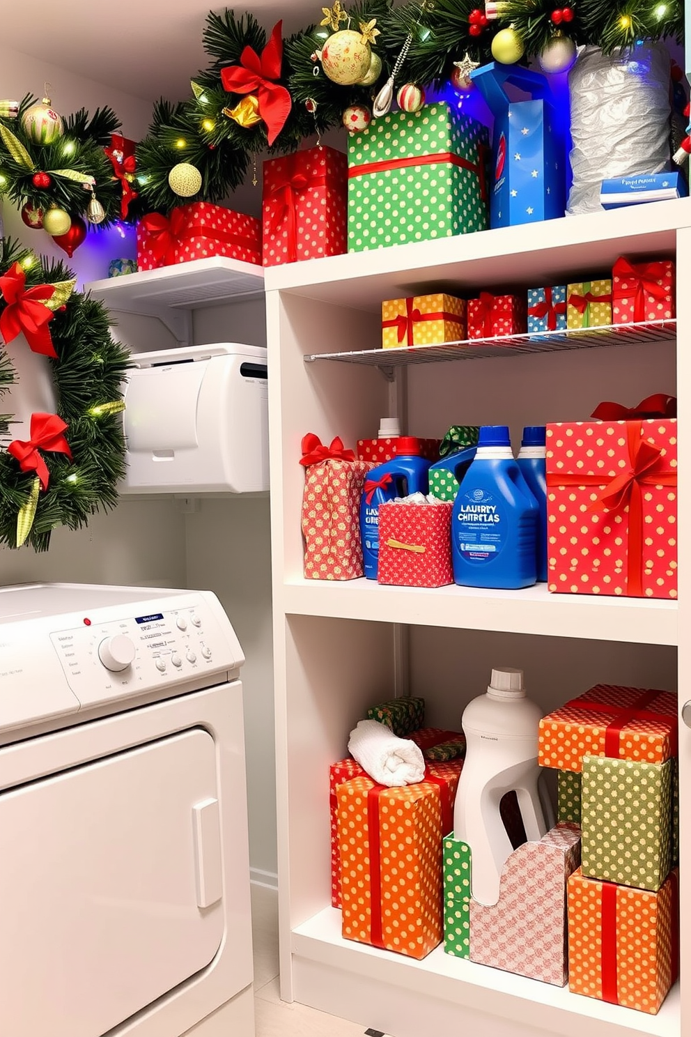 Laundry Room Christmas Decorating Ideas 19