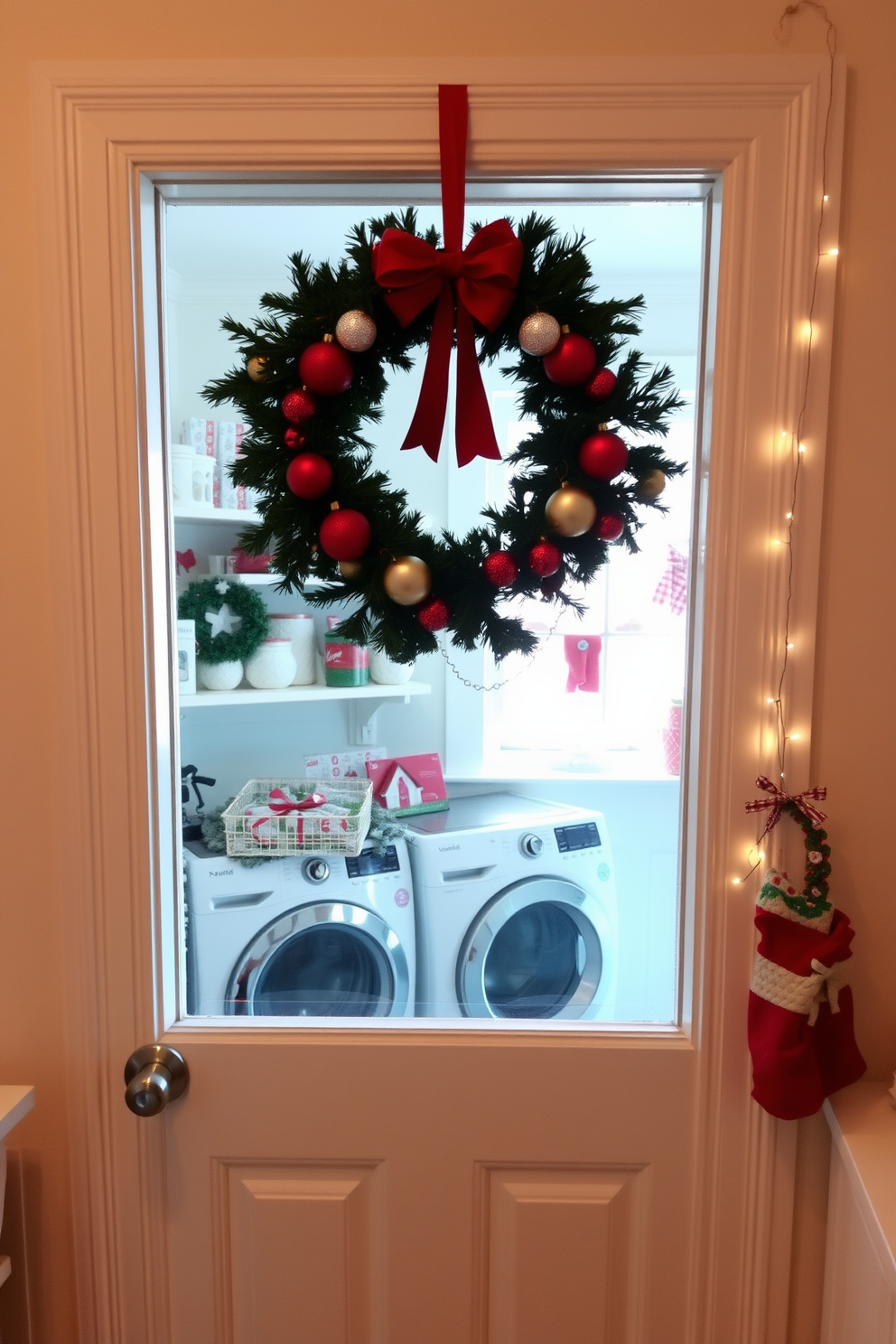 Laundry Room Christmas Decorating Ideas 2