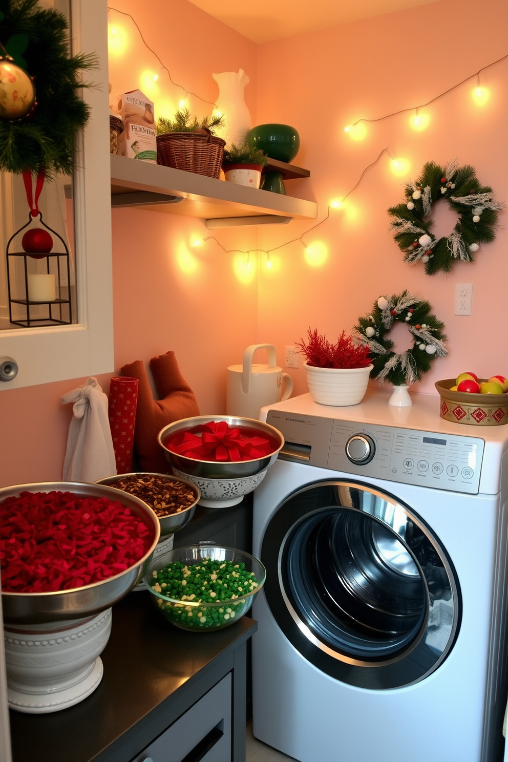 Laundry Room Christmas Decorating Ideas 23