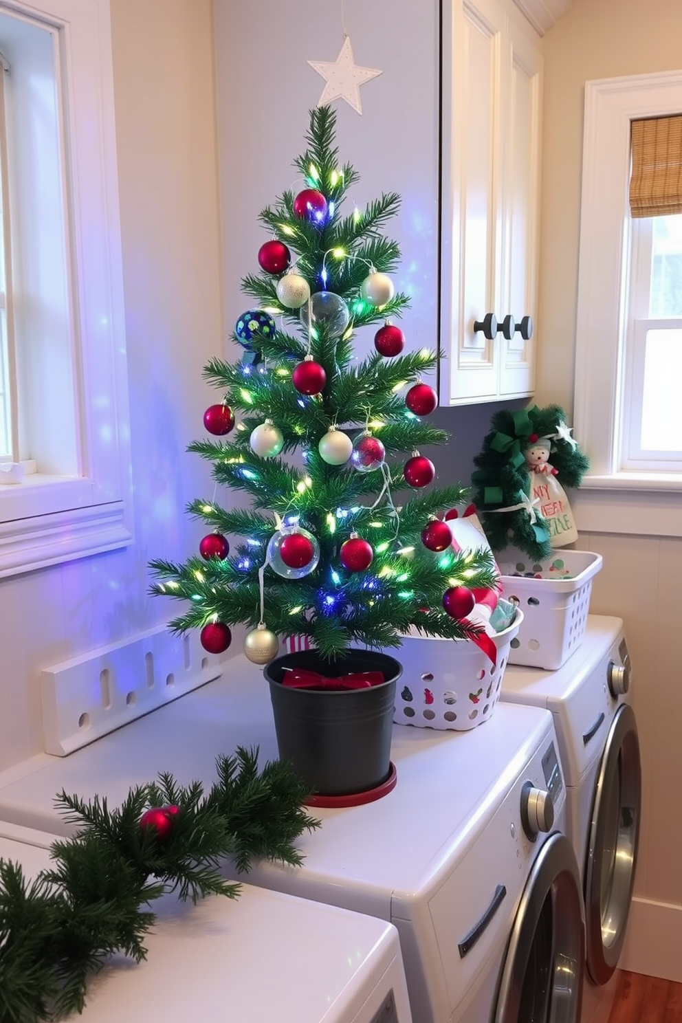 Laundry Room Christmas Decorating Ideas 3