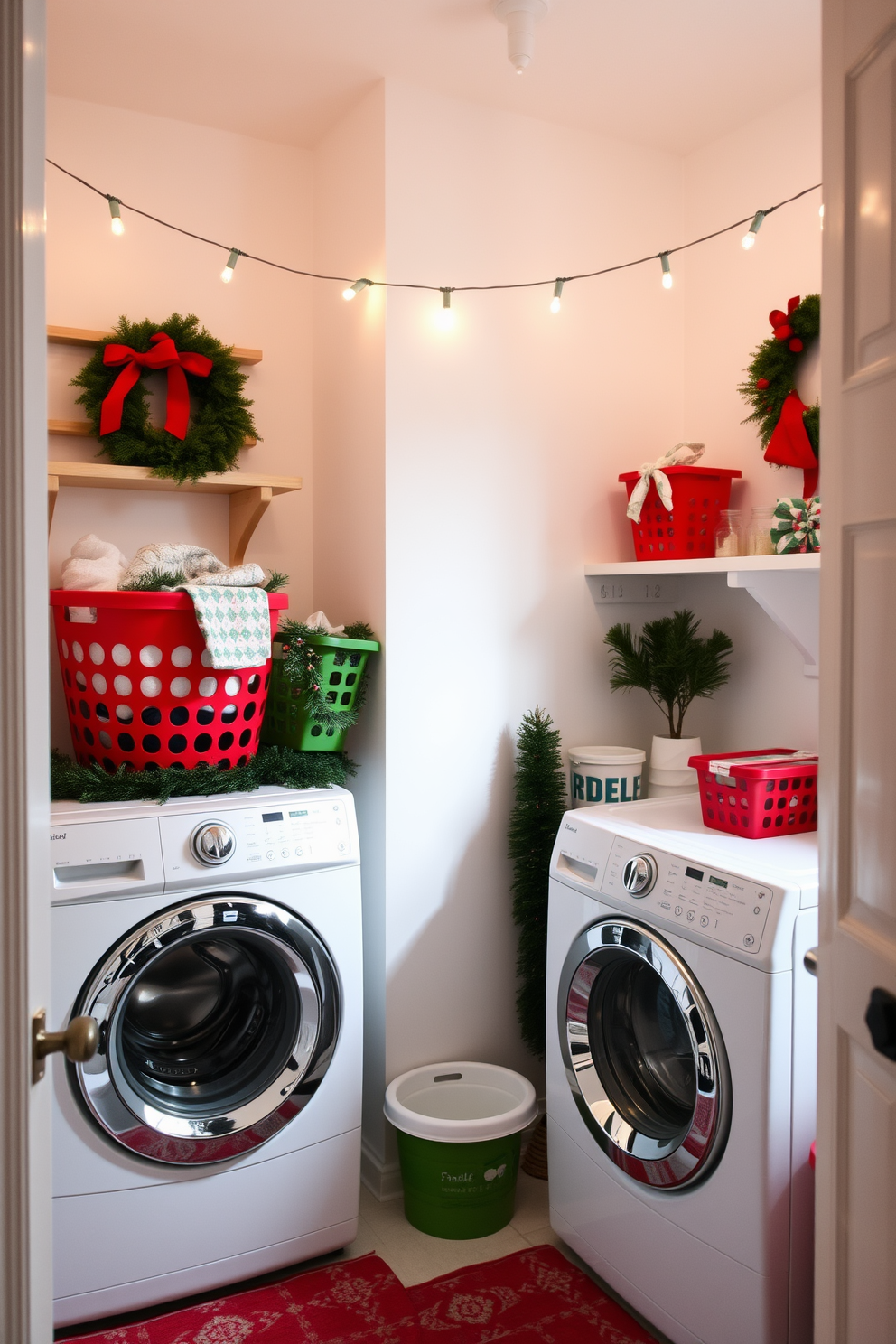 Laundry Room Christmas Decorating Ideas 7