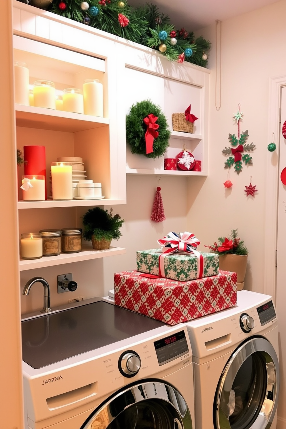 Laundry Room Christmas Decorating Ideas 9