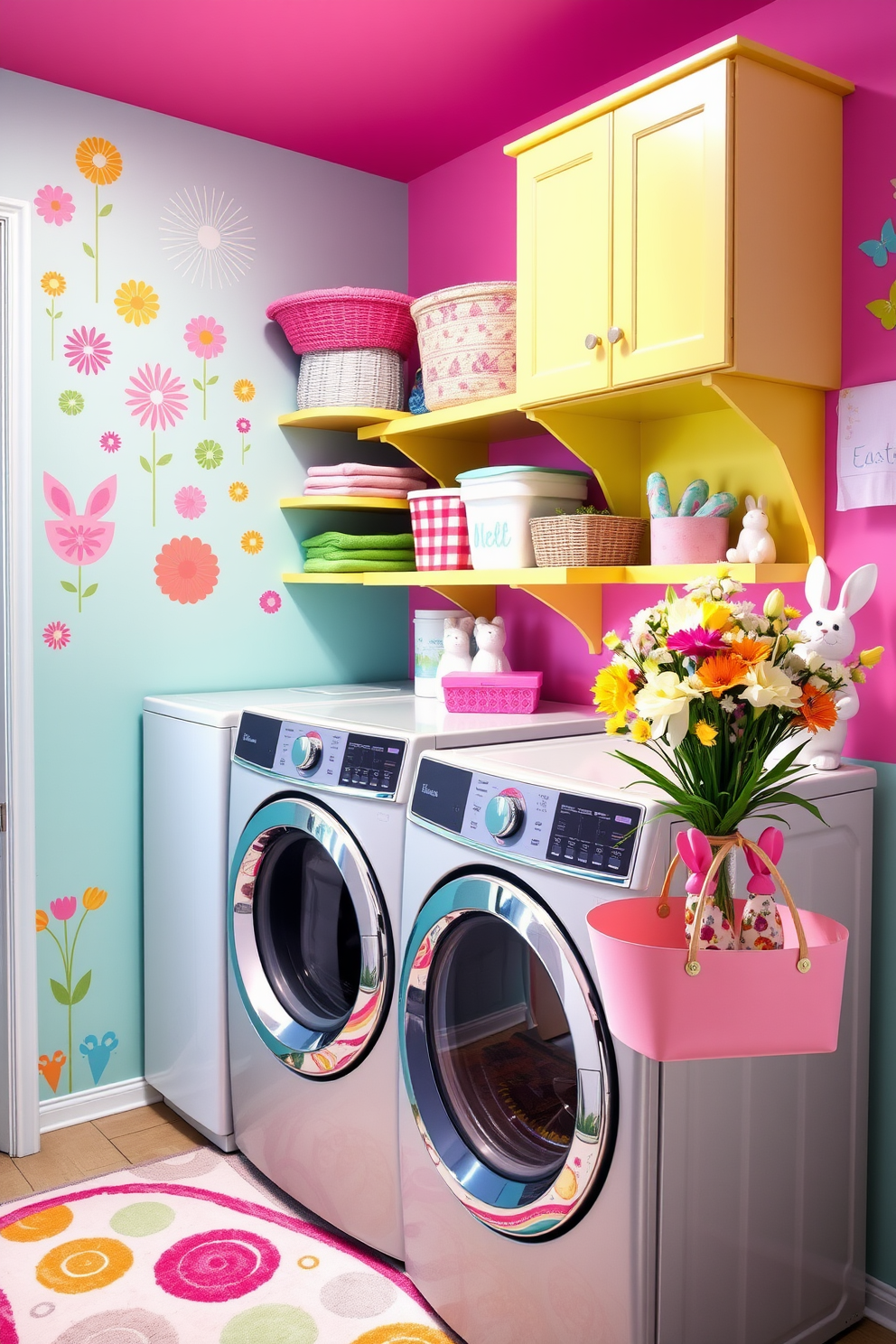 Laundry Room Easter Decorating Ideas 20