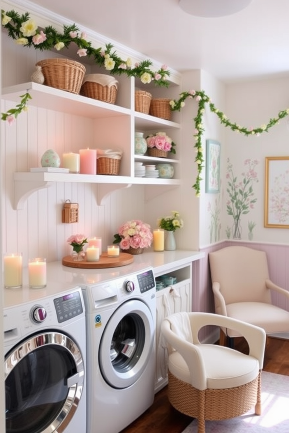 Laundry Room Easter Decorating Ideas 23