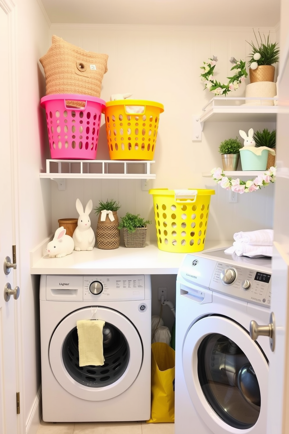 Laundry Room Easter Decorating Ideas 26