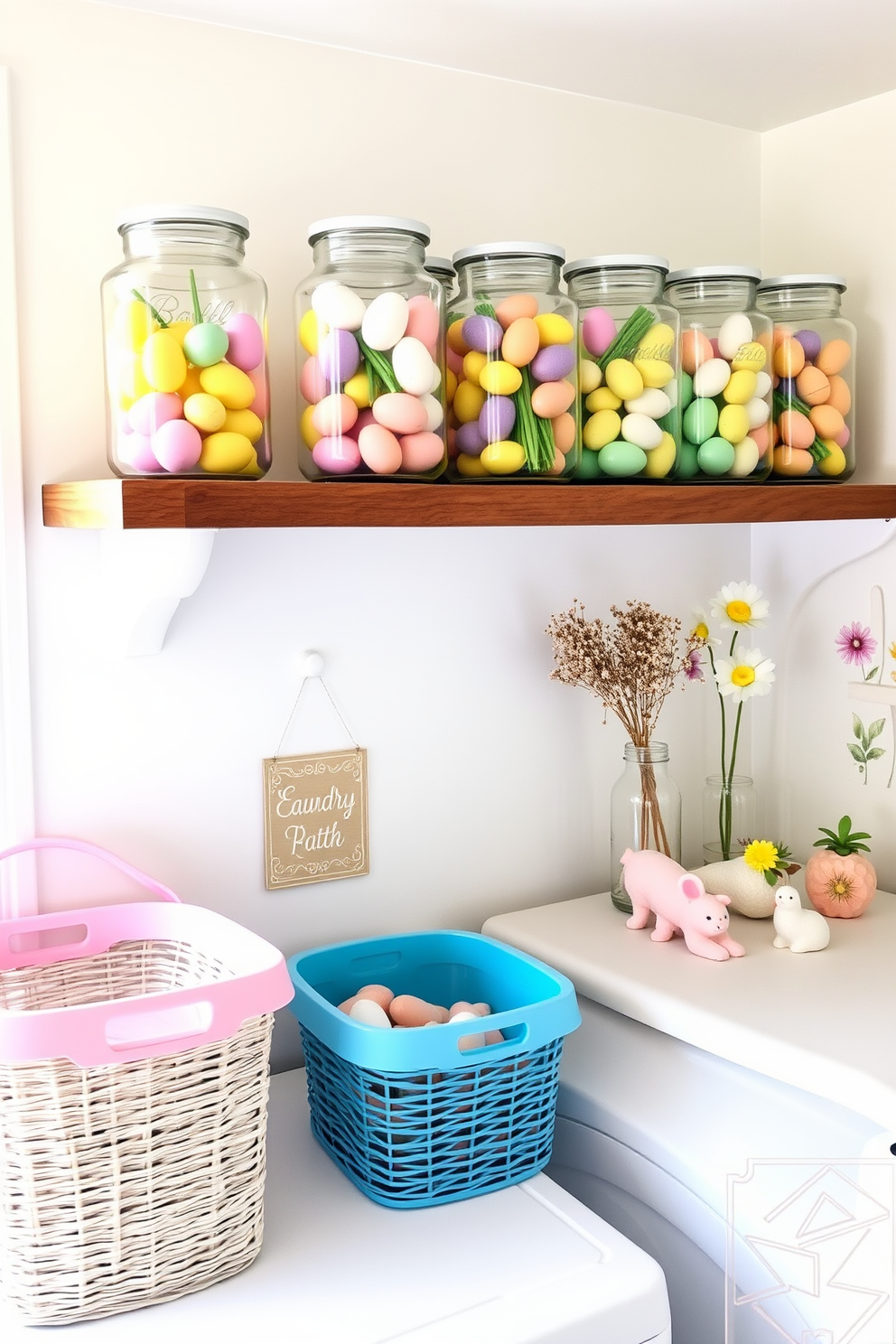 Laundry Room Easter Decorating Ideas 28