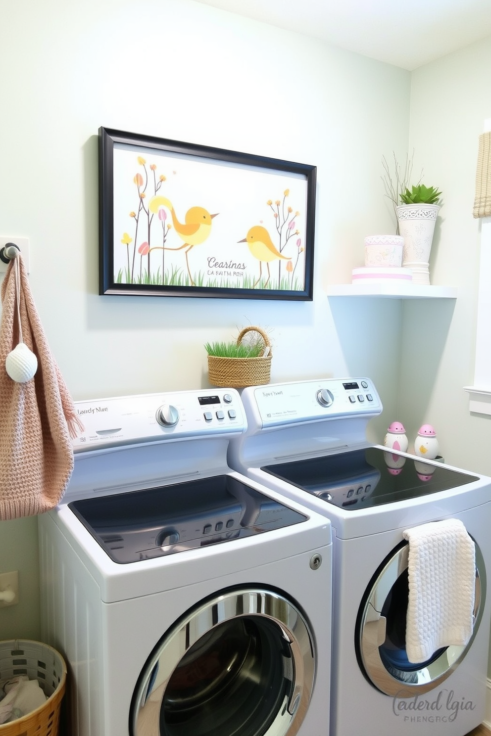 Laundry Room Easter Decorating Ideas 29