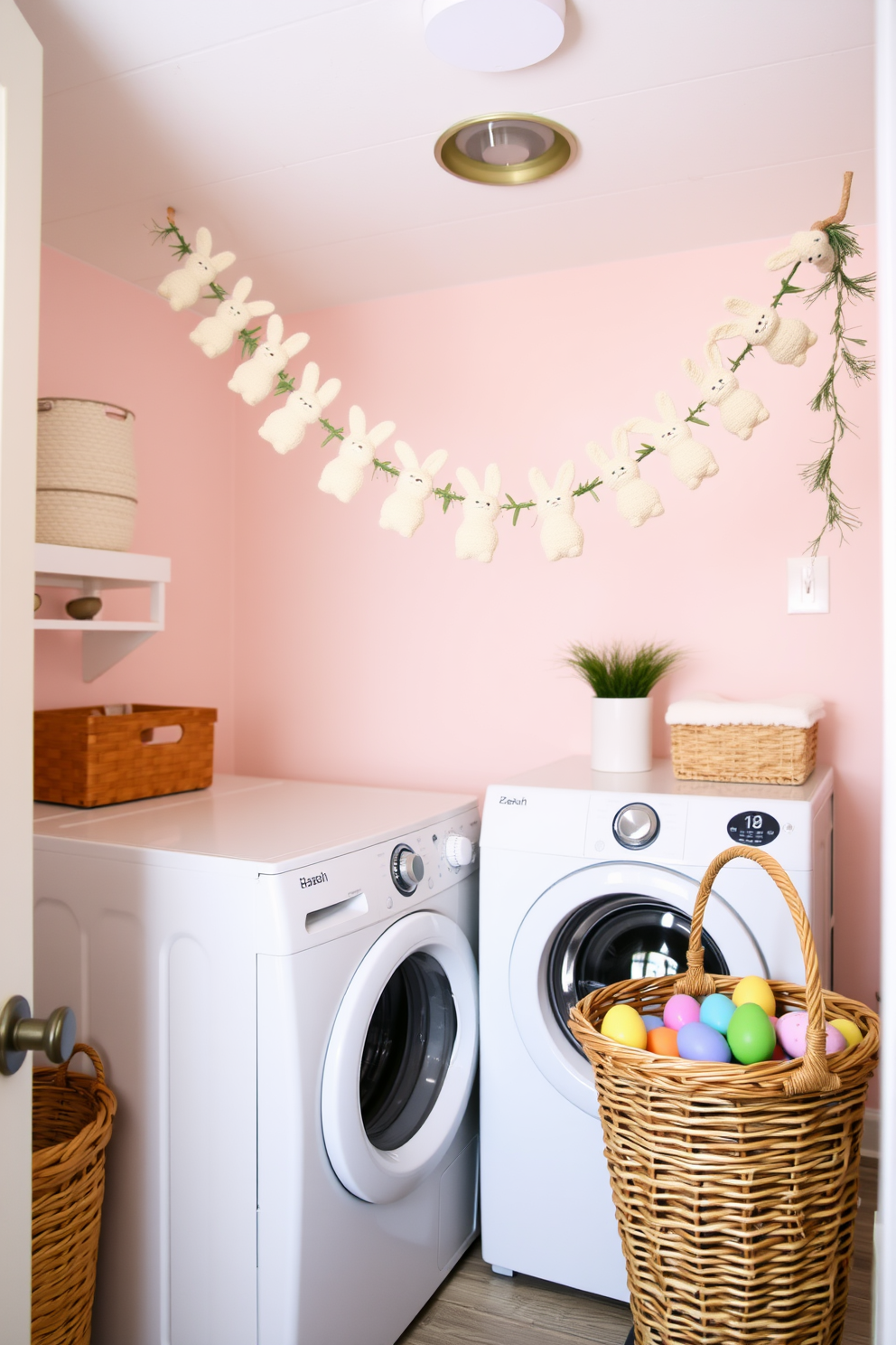 Laundry Room Easter Decorating Ideas 30