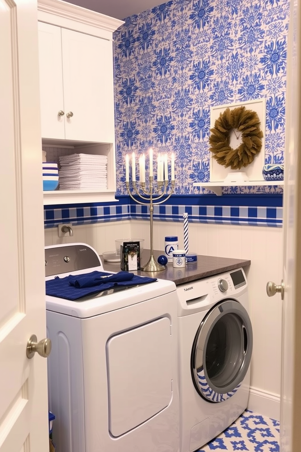 Laundry Room Hanukkah Decorating Ideas 1