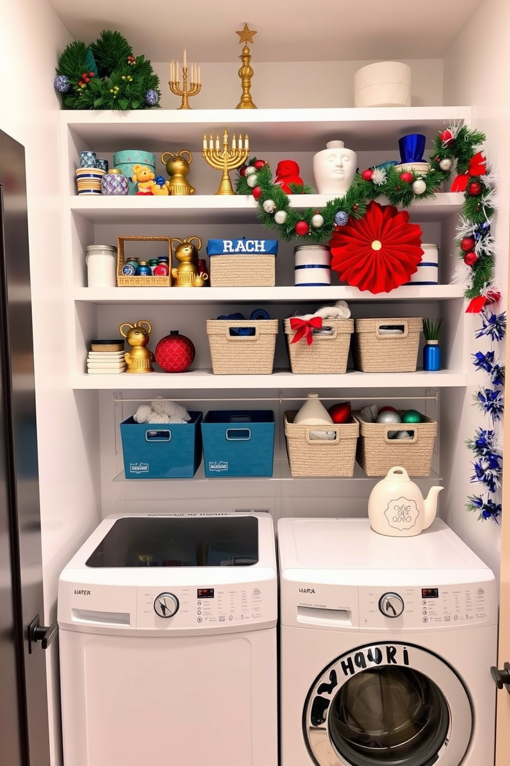 Laundry Room Hanukkah Decorating Ideas 10