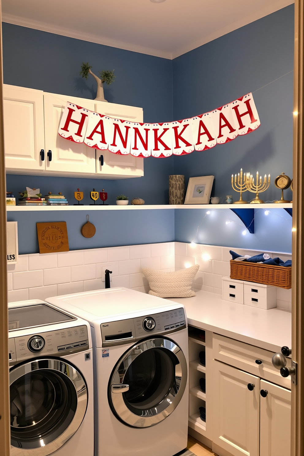 Laundry Room Hanukkah Decorating Ideas 15