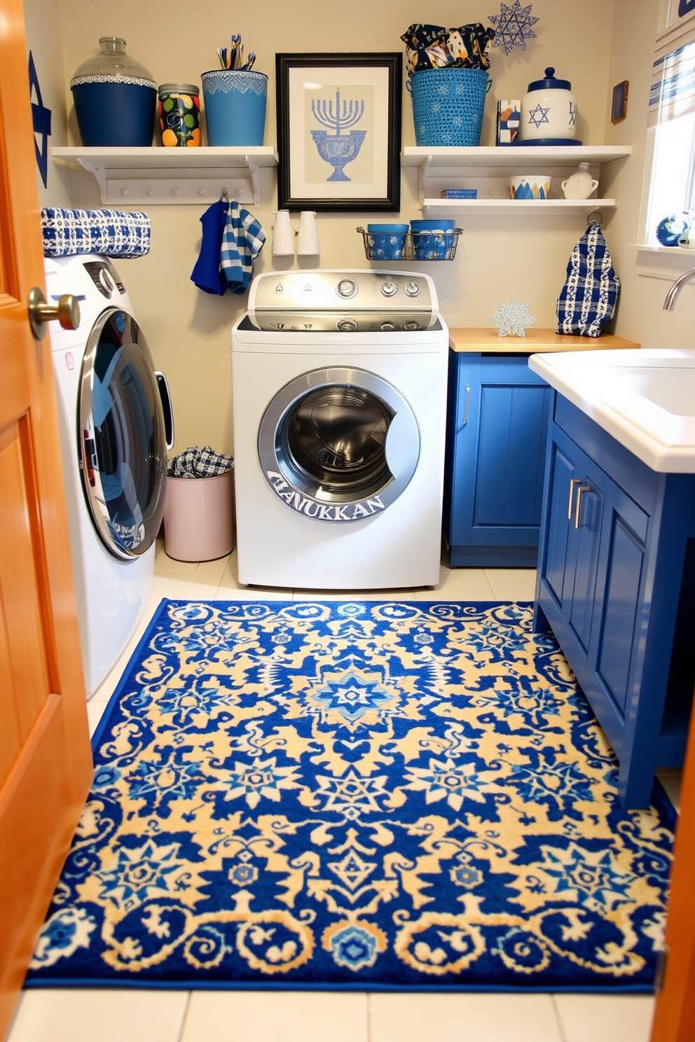 Laundry Room Hanukkah Decorating Ideas 17