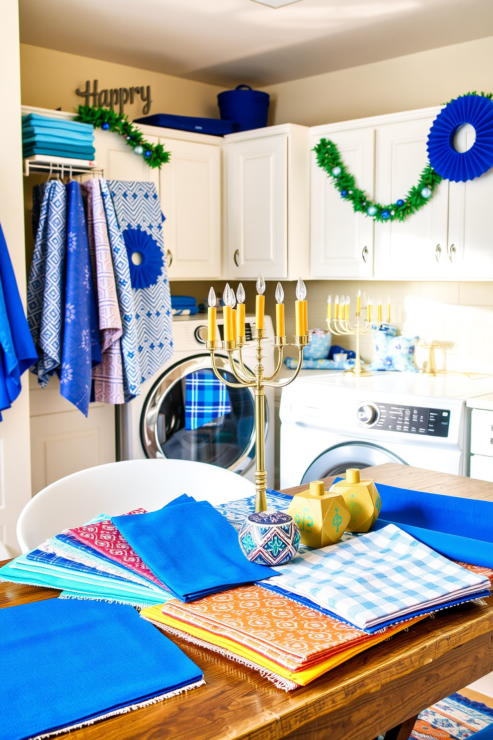 Laundry Room Hanukkah Decorating Ideas 18