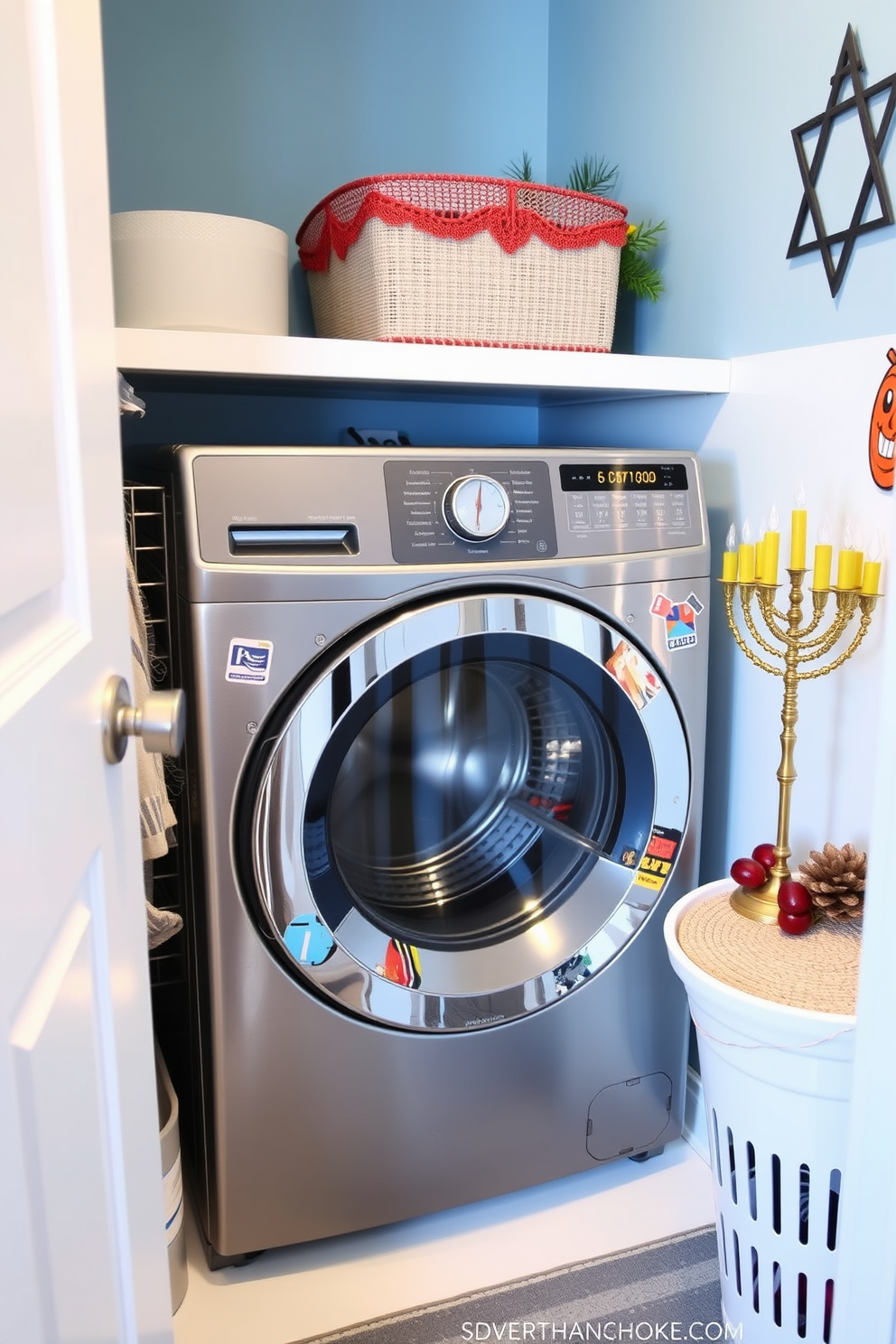 Laundry Room Hanukkah Decorating Ideas 20