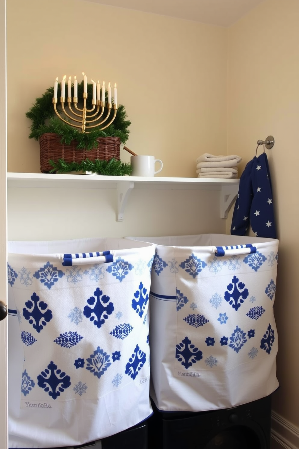 Laundry Room Hanukkah Decorating Ideas 26