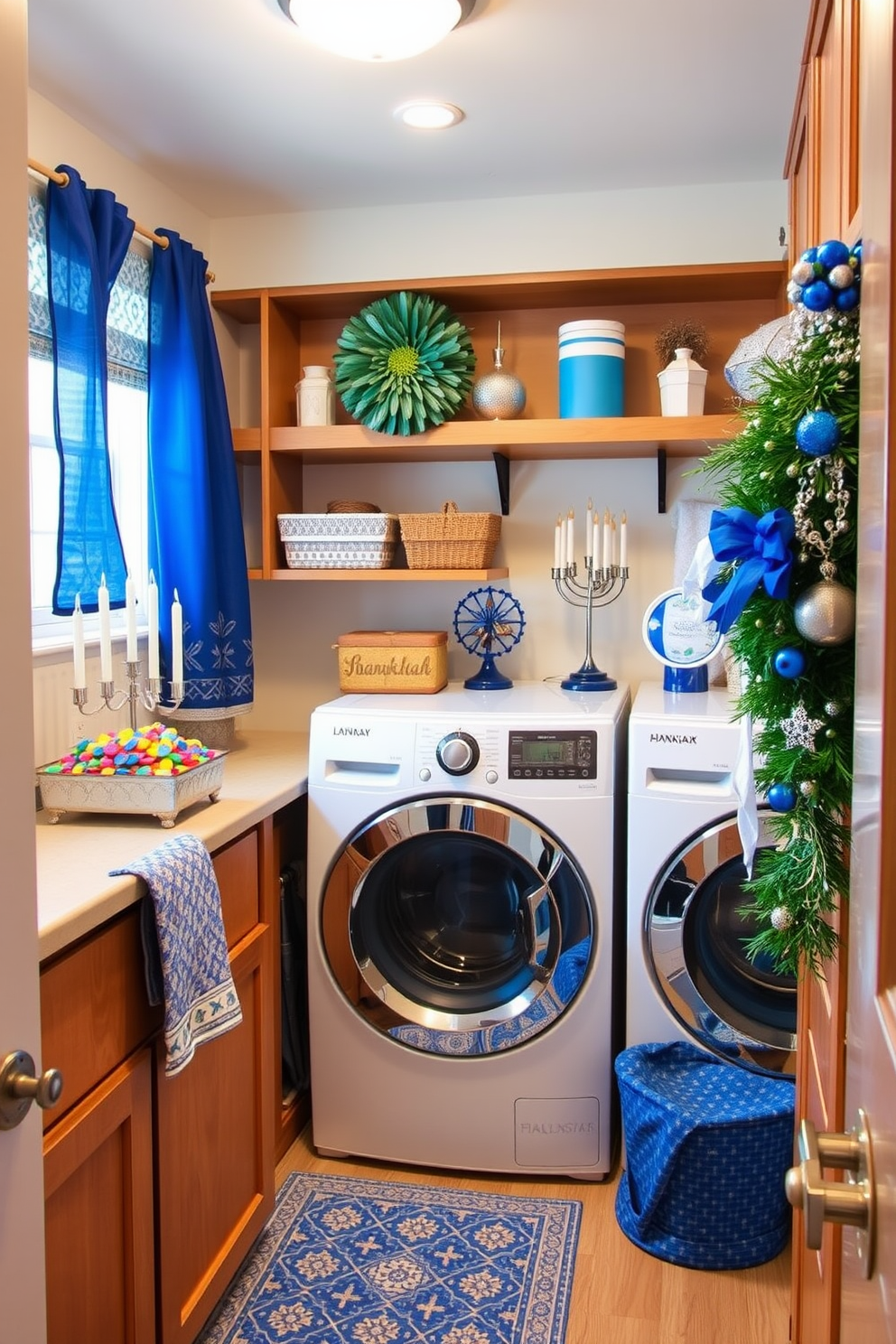 Laundry Room Hanukkah Decorating Ideas 30