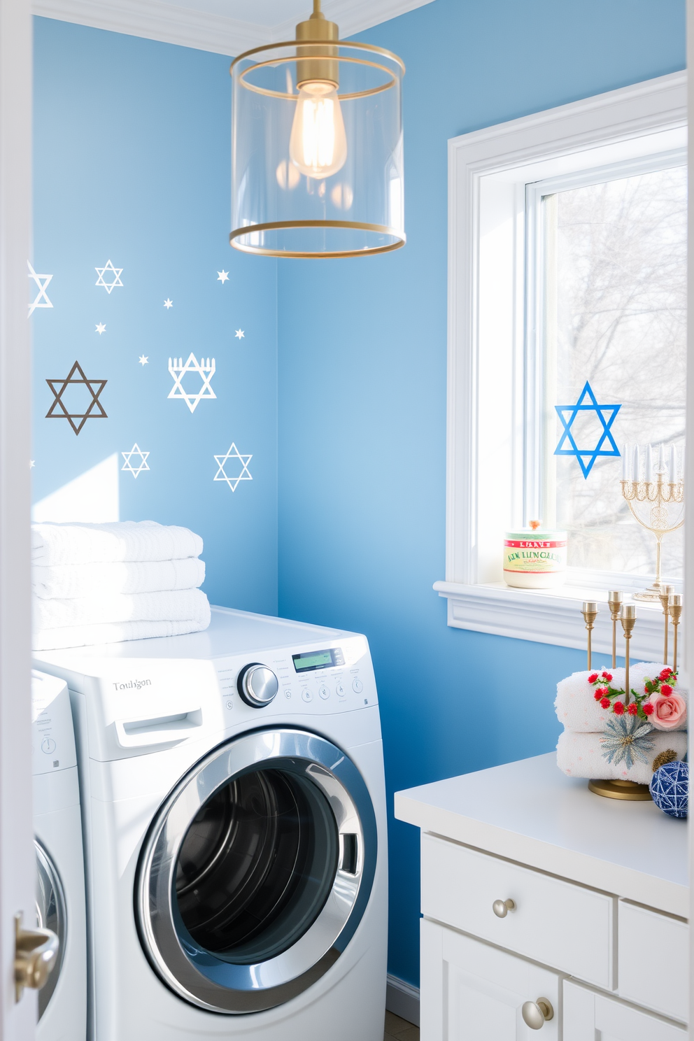 Laundry Room Hanukkah Decorating Ideas 4