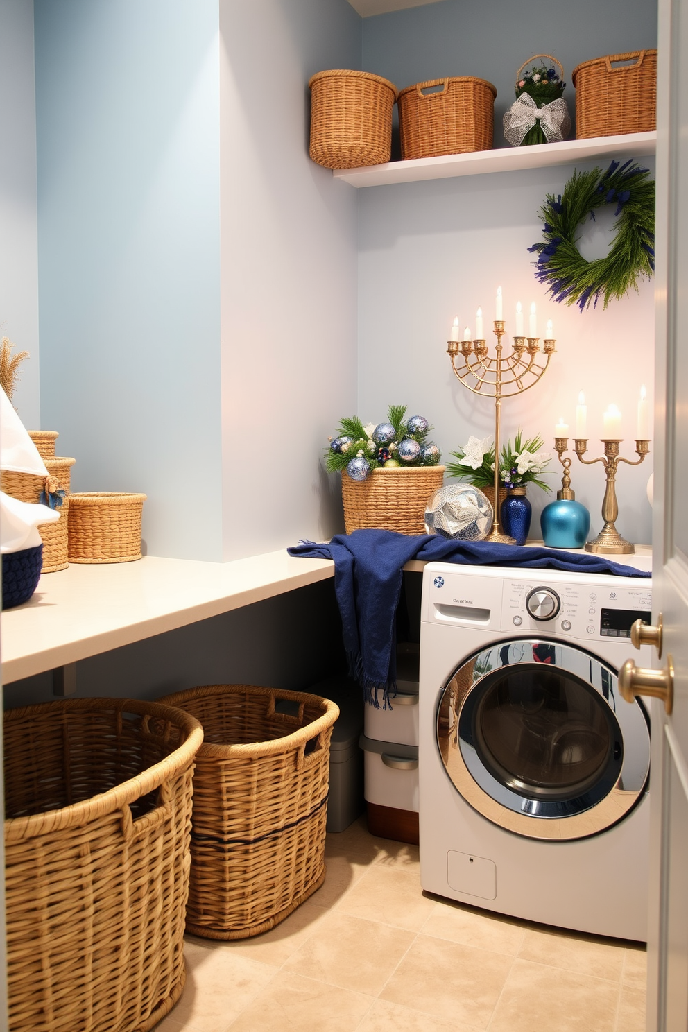 Laundry Room Hanukkah Decorating Ideas 7