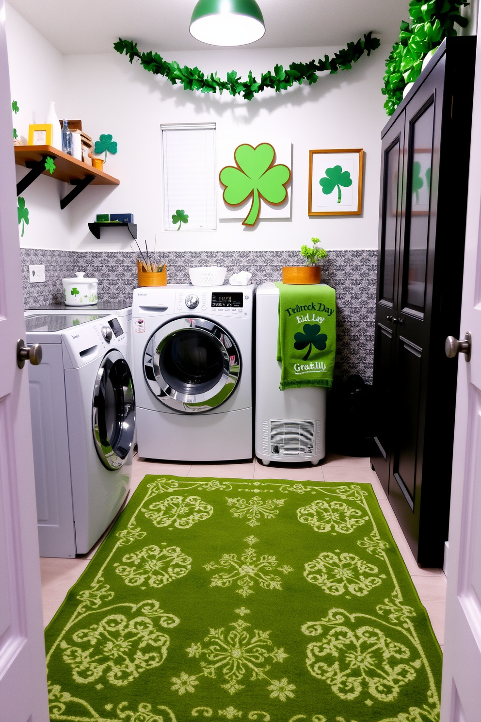 Laundry Room St Patricks Day Decorating Ideas 12