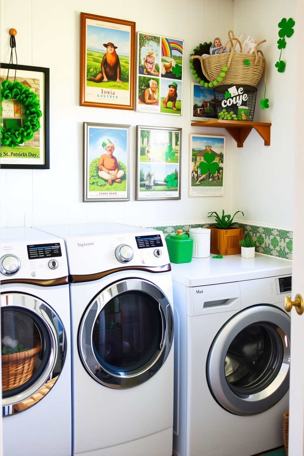 Laundry Room St Patricks Day Decorating Ideas 13