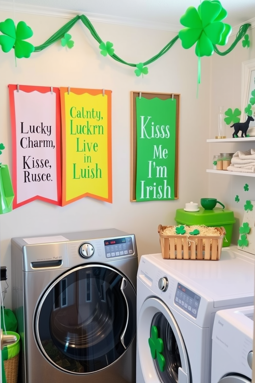 Laundry Room St Patricks Day Decorating Ideas 15