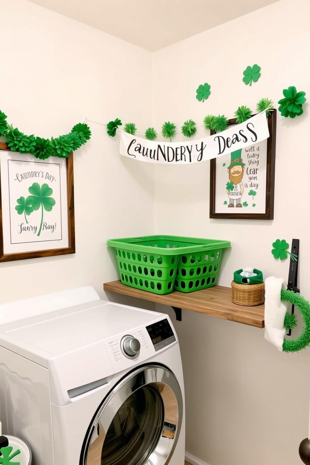 Laundry Room St Patricks Day Decorating Ideas 17