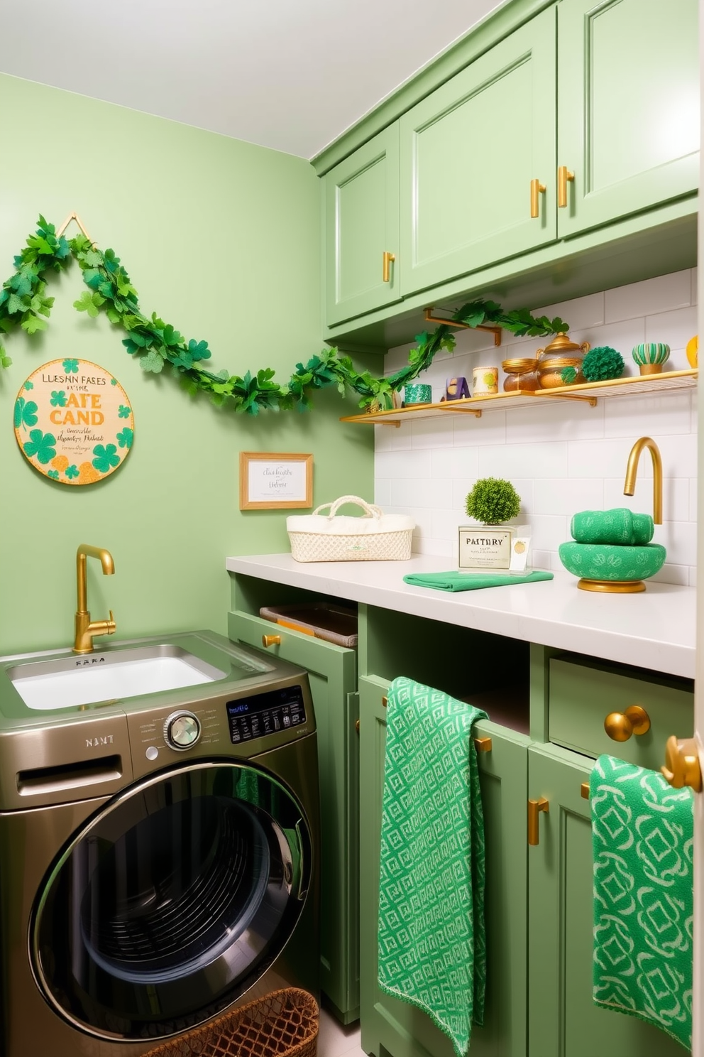 Laundry Room St Patricks Day Decorating Ideas 18