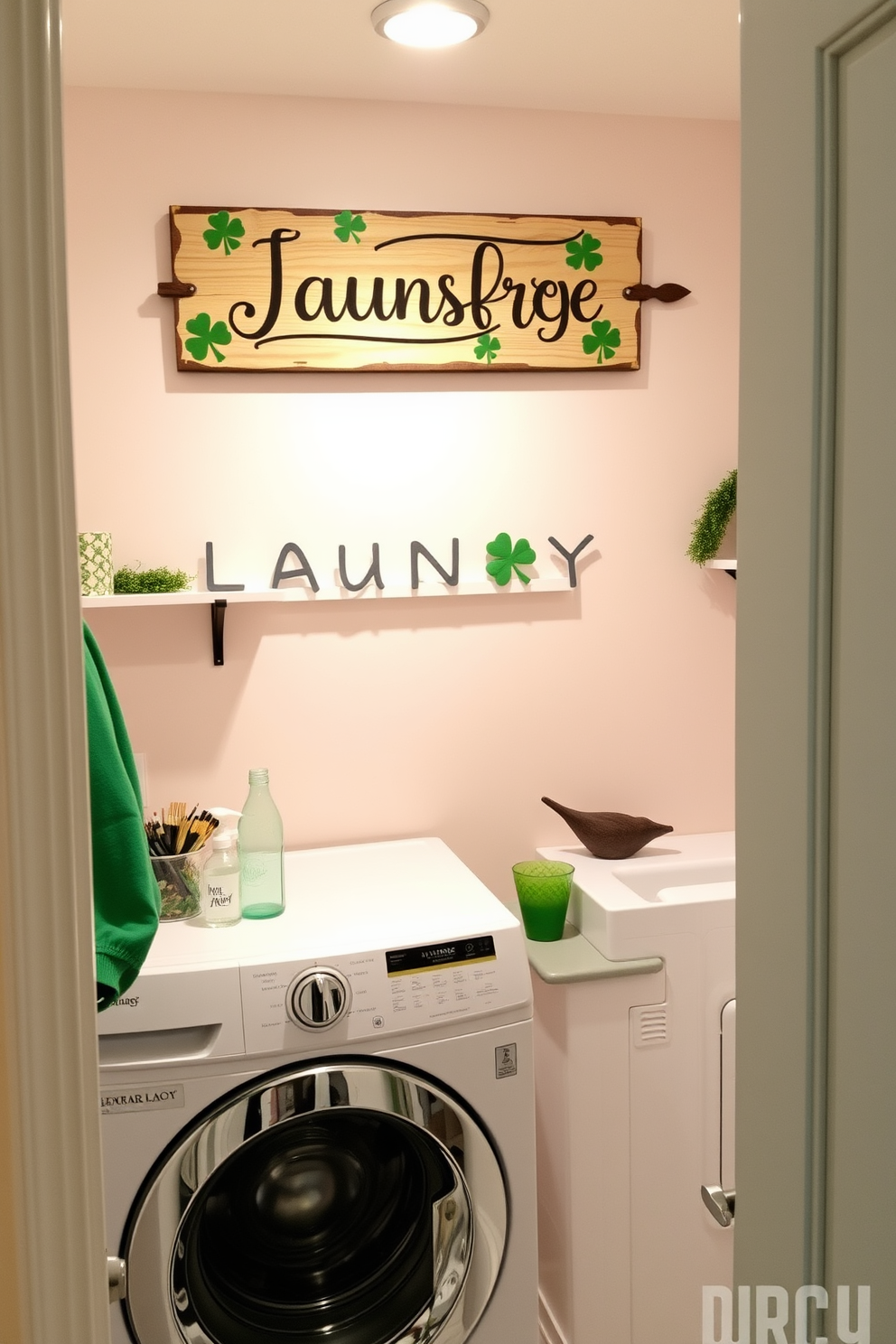 Laundry Room St Patricks Day Decorating Ideas 19