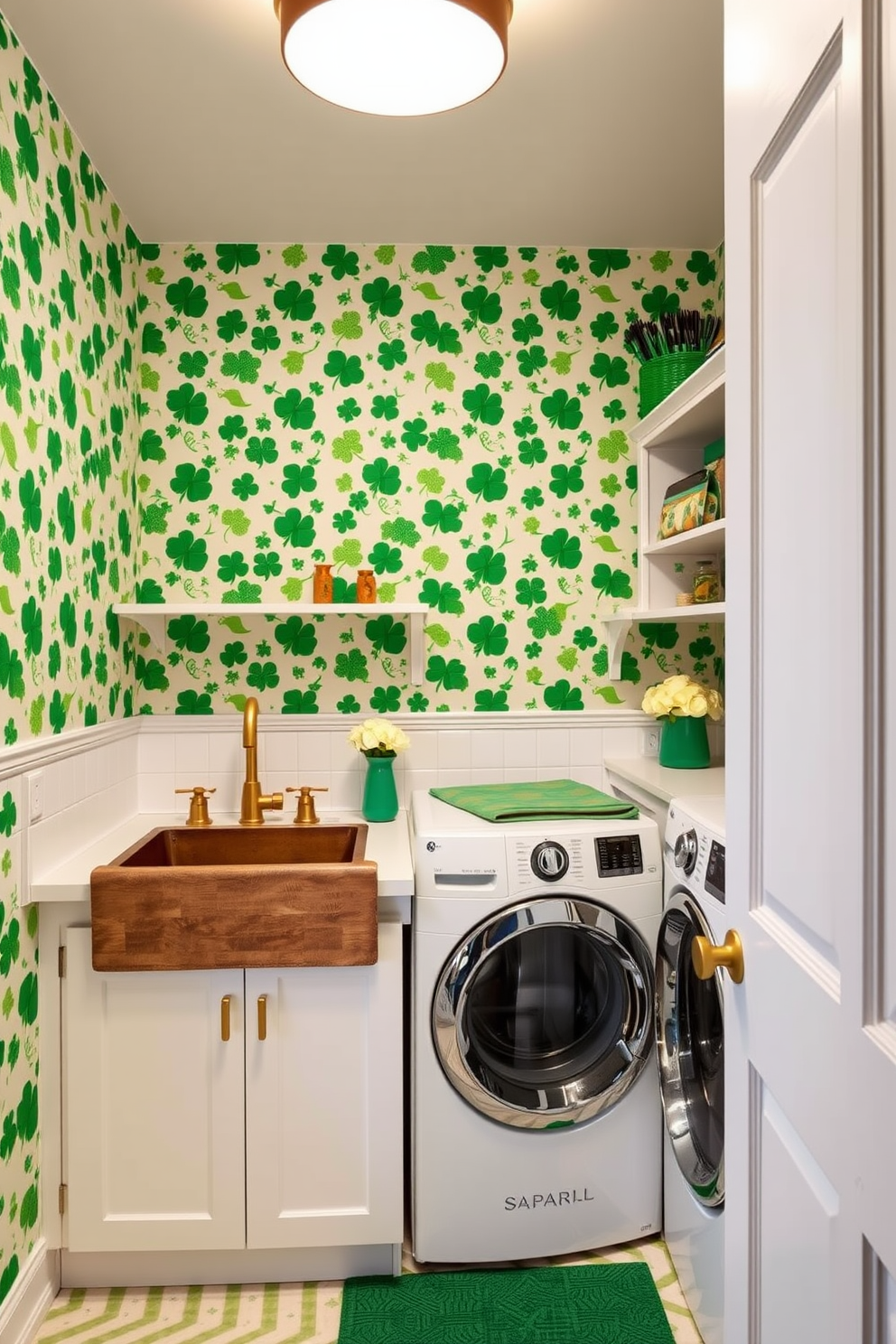 Laundry Room St Patricks Day Decorating Ideas 25