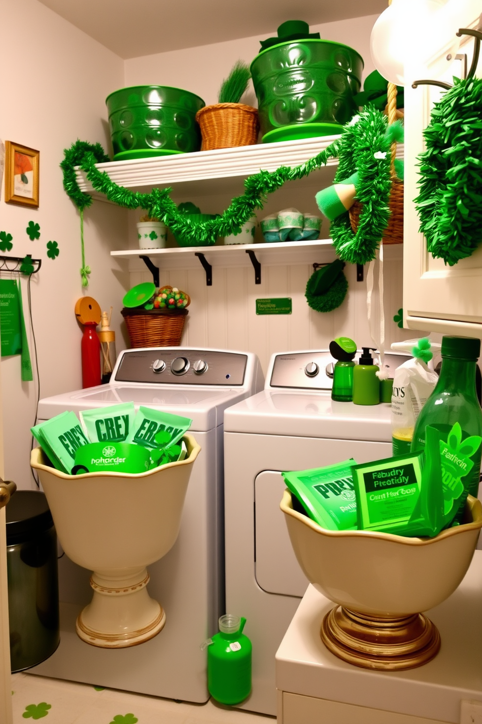 Laundry Room St Patricks Day Decorating Ideas 29