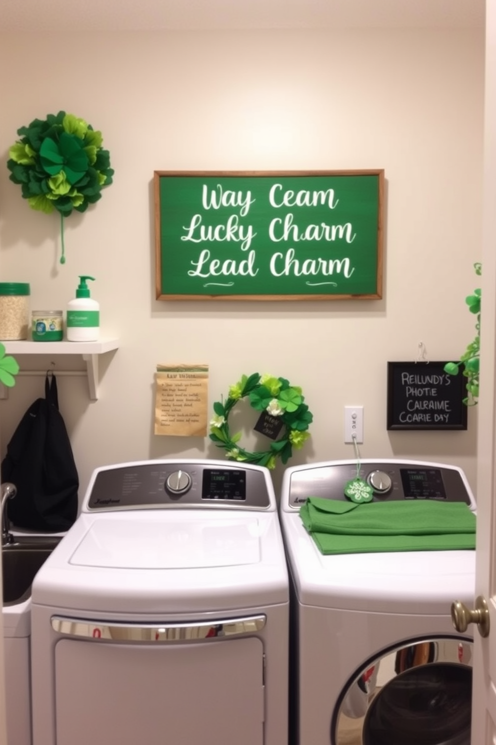 Laundry Room St Patricks Day Decorating Ideas 4